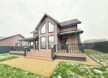 Продать дом на участке соток Московская область, Чехов, Московская обл., муниципальный округ Чехов, д. Баранцево, КП Швейцарская долина Продать дом на участке соток , фотография 2