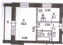 Фотография 1-к. квартира, 38 м², 3/5 эт., Московская область, Подольск, Московская обл., Подольск, Подольская ул., 18к2 Куплю 1-комнатную квартиру , фотография обложки