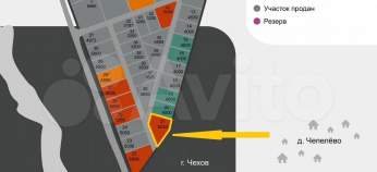 Продажа недвижимости Московская область, Чехов, Московская обл., муниципальный округ Чехов, д. Чепелёво Цена на участок 63.0 соток , фотография 1