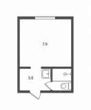 Купить 1-комнатную квартиру Московская область, Подольск, Климовск мкр, ул. Заводская, 16 Купить 1-комнатную квартиру , фотография 8