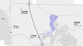 Продажа недвижимости Московская область, Чехов, Московская обл., муниципальный округ Чехов, с. Новосёлки, промышленная зона Новосёлки, 43 Цена на участок 194.0 соток , фотография 1