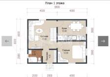 Цена на дом на участке  соток , фотография 1