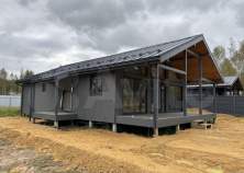 Купить дом на участке соток Московская область, Домодедово, Московская обл., г.о. Домодедово, д. Ивановка, КП Лесной остров Купить дом на участке соток , фотография 6