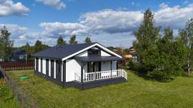 Фотография Современный дом 105 м² с террасой, семейная ипотека от 6% Куплю дом на участке 11.0 соток , фотография обложки