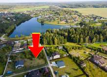 Земельный участок 10 соток ИЖС, коттеджный поселок, водоем, Чеховский район