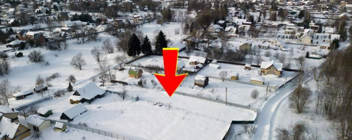 Земельный участок 9 соток ИЖС с выходом к пруду, деревня Алачково, Чеховский район, фотография