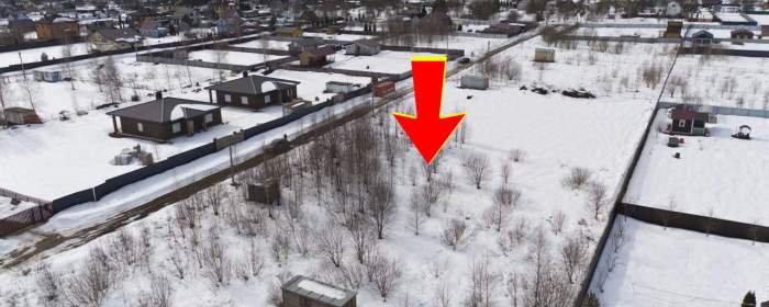 Участок 9,5 соток в с. Михайловское, Домодедовский р-н, свет, прописка, фотография